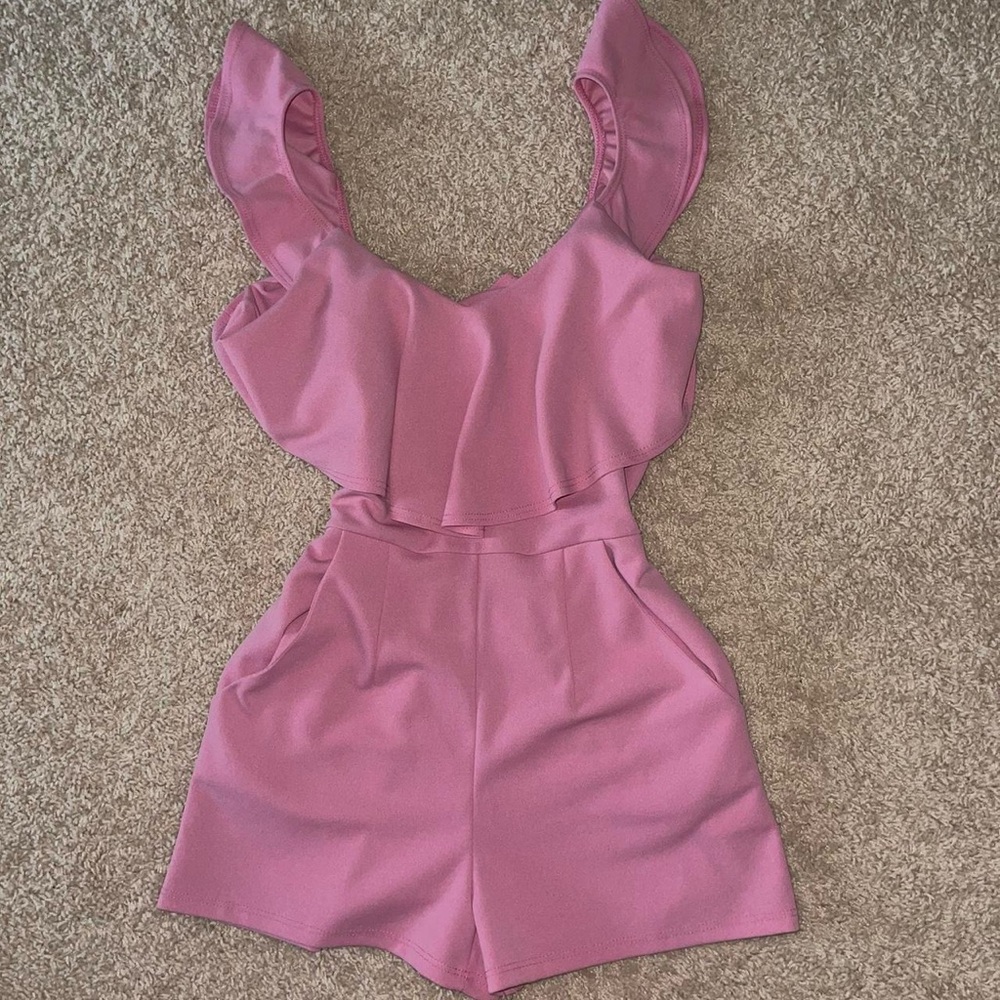 pink romper 
lord and taylor